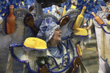 SAO PAULO (SP), Brezilya 02 / 11 / 2024 - Sao Paulo Sambadrome, Sao Paulo şehrinin kuzey bölgesindeki Anhembi Sambadrome 'da düzenlenen 1.