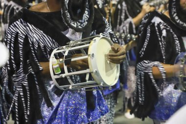 SAO PAULO (SP), Brezilya 02 / 11 / 2024 - Sao Paulo Sambadrome, Sao Paulo şehrinin kuzey bölgesindeki Anhembi Sambadrome 'da düzenlenen 1.