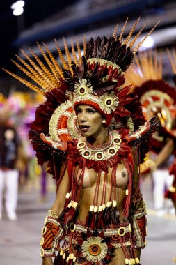 SAO PAULO (SP), Brezilya 02 / 10 / 2024 - Sambodromo do Anhembi 'de düzenlenen Sao Paulo samba okullarının özel bir grubu için Tom Maior, Sambodromo do Anhembi geçit töreni için geçerlidir.