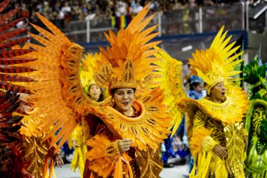 SAO PAULO (SP), Brezilya 02 / 10 / 2024 - Sambodromo do Anhembi 'de düzenlenen Sao Paulo samba okullarının özel bir grubu için Tom Maior, Sambodromo do Anhembi geçit töreni için geçerlidir.