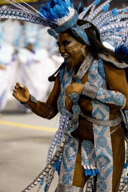 SAO PAULO (SP), Brezilya 02 / 10 / 2024 - Sambodromo do Anhembi 'de düzenlenen Sao Paulo samba okullarının özel bir grubu için Tom Maior, Sambodromo do Anhembi geçit töreni için geçerlidir.