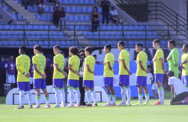 Caracas (VEN), 11 / 02 / 2024 PRE-OLYMPIC of VENEZUELA - BRAZIL, bu Pazar, 11 Şubat 2024. 