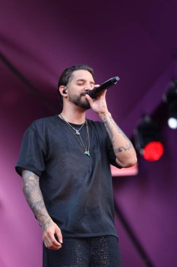 SAO PAULO (SP), Brezilya 12 / 02 / 2024 Banda Eva gösterisi Sao Paulo 'da, bu pazartesi öğleden sonra, 12.. 