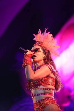 SAO PAULO (SP), Brezilya 2 / 12 / 2024 - Şarkıcı Anitta, bu Pazartesi, 12.. 