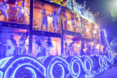 RIO DE JANEIRO (RJ), Brezilya 02 / 12 / 2024 - Rio de Janeiro 'nun merkezindeki Marques de Sapucai' deki Paraiso do Tuiuti samba okulu, 12 Şubat 2024 tarihinde harika bir geçit töreni gerçekleştirdi.. 