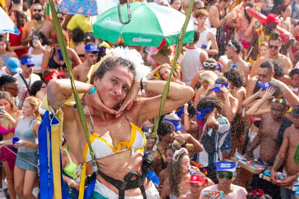 Rio Janeiro Brazil 2024 Orquestra Voadora One Most Energizing Intoxicating — Stock Photo, Image