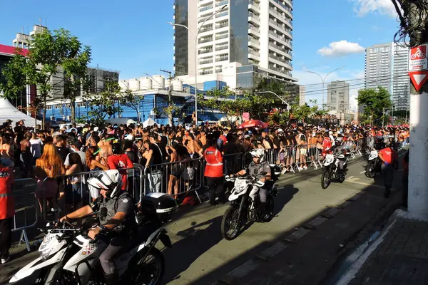 Sao Paulo 2024 Funk Och Svarta Block Beat Loko Leds — Stockfoto