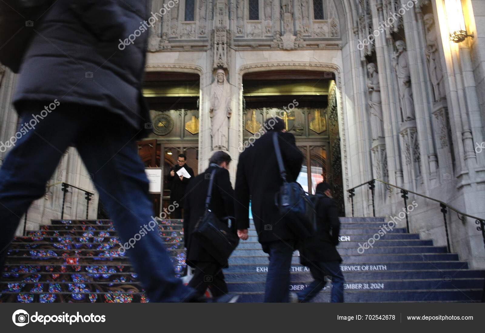 Ash Wednesday New York February 2024 New York Usa — Stock Editorial