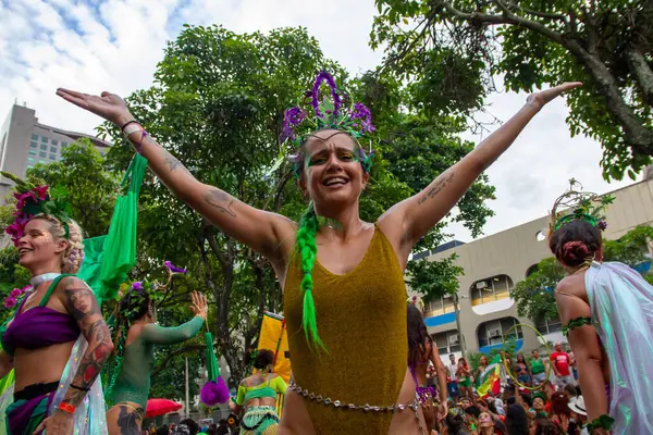 Río Janeiro Valores Democráticos Fiesta Debió Las Marchas Carnaval Buen —  Fotos de Stock