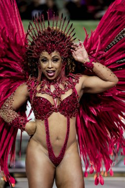 SAO PAULO (SP), Brezilya 17 / 02 / 2024 Sao Paulo Samba Okulu, bu Cumartesi gecesi, 17. 