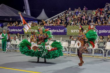 SAO PAULO (SP), Brezilya 17 / 02 / 2024 Sao Paulo Samba Okulu, bu Cumartesi gecesi, 17. 