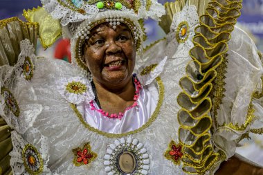 SAO PAULO (SP), Brezilya 17 / 02 / 2024 Sao Paulo Samba Okulu, bu Cumartesi gecesi, 17. 