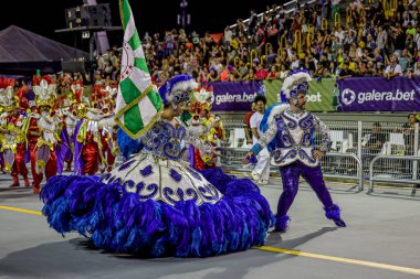 SAO PAULO (SP), Brezilya 17 / 02 / 2024 Sao Paulo Samba Okulu, bu Cumartesi gecesi, 17. 