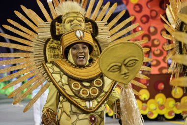 SAO PAULO (SP), Brezilya 17 / 02 / 2024 Sao Paulo Samba Okulu, bu Cumartesi gecesi, 17. 