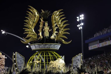 SAO PAULO (SP), Brezilya 17 / 02 / 2024 Sao Paulo Samba Okulu, bu Cumartesi gecesi, 17. 