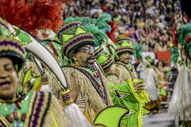 SAO PAULO (SP), Brezilya 17 / 02 / 2024 Sao Paulo Samba Okulu, bu Cumartesi gecesi, 17. 