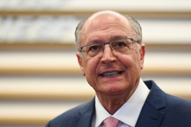 SAO PAULO (SP), 02 / 19 / 2024 - COLLECTIVE-presSS-ALCKMIN-SP - Geraldo Alckmin Brezilya Başkan Yardımcısı, (FIESP) Av bölgesinin genel merkezinde düzenlediği basın toplantısında. Paulista bu pazartesi, 19 Şubat 2024.