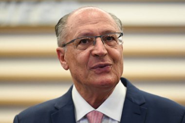 SAO PAULO (SP), 02 / 19 / 2024 - COLLECTIVE-presSS-ALCKMIN-SP - Geraldo Alckmin Brezilya Başkan Yardımcısı, (FIESP) Av bölgesinin genel merkezinde düzenlediği basın toplantısında. Paulista bu pazartesi, 19 Şubat 2024.