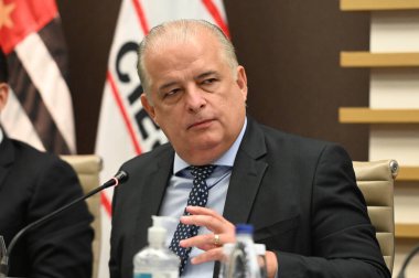 Sao Paulo SP, 02 / 19 / 2024 - Av bölgesinin genel merkezinde basın toplantısı. Paulista bu pazartesi, 19 Şubat 2024.