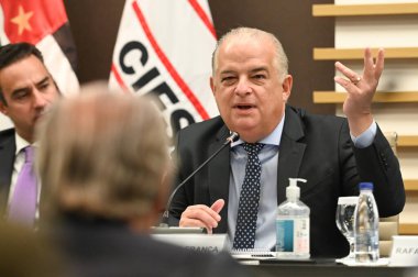 Sao Paulo SP, 02 / 19 / 2024 - Av bölgesinin genel merkezinde basın toplantısı. Paulista bu pazartesi, 19 Şubat 2024.