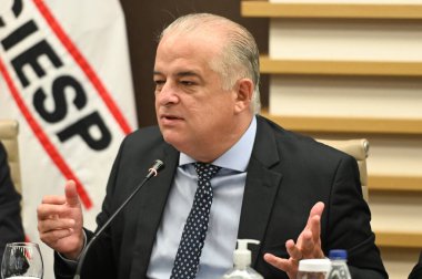 Sao Paulo SP, 02 / 19 / 2024 - Av bölgesinin genel merkezinde basın toplantısı. Paulista bu pazartesi, 19 Şubat 2024.