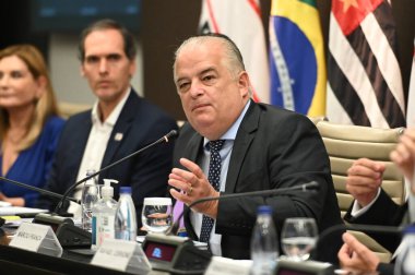 Sao Paulo SP, 02 / 19 / 2024 - Av bölgesinin genel merkezinde basın toplantısı. Paulista bu pazartesi, 19 Şubat 2024.