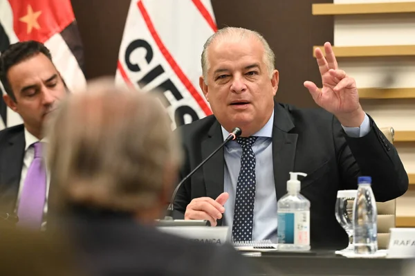 Sao Paulo SP, 02 / 19 / 2024 - Av bölgesinin genel merkezinde basın toplantısı. Paulista bu pazartesi, 19 Şubat 2024.