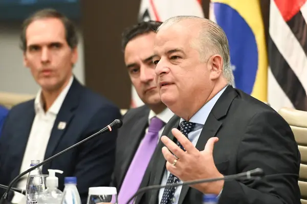 Sao Paulo SP, 02 / 19 / 2024 - Av bölgesinin genel merkezinde basın toplantısı. Paulista bu pazartesi, 19 Şubat 2024.