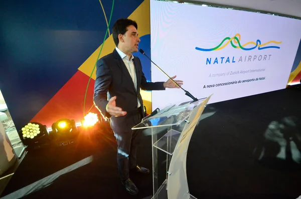 ナタール ブラジル 2024 チューリッヒ国際空港は公式に今月19日にナタール空港の運営を引き継ぐ エース アット — ストック写真