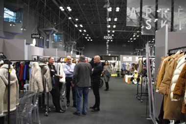 Coterie, New York, ABD 'deki Javits Center' da genç ve modern spor giyim markalarının en büyük toptan satış seçimi. 21 Şubat 2024