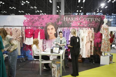 Coterie, New York, ABD 'deki Javits Center' da genç ve modern spor giyim markalarının en büyük toptan satış seçimi. 21 Şubat 2024