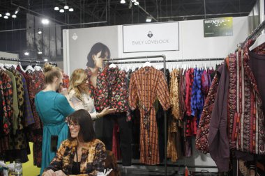 Coterie, New York, ABD 'deki Javits Center' da genç ve modern spor giyim markalarının en büyük toptan satış seçimi. 21 Şubat 2024