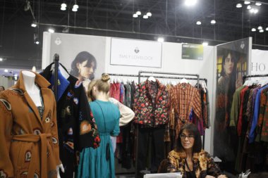 Coterie, New York, ABD 'deki Javits Center' da genç ve modern spor giyim markalarının en büyük toptan satış seçimi. 21 Şubat 2024