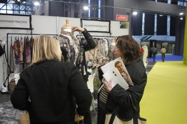 Coterie, New York, ABD 'deki Javits Center' da genç ve modern spor giyim markalarının en büyük toptan satış seçimi. 21 Şubat 2024