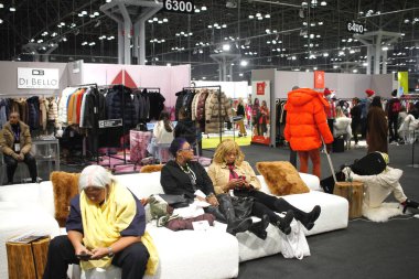 Coterie, New York, ABD 'deki Javits Center' da genç ve modern spor giyim markalarının en büyük toptan satış seçimi. 21 Şubat 2024