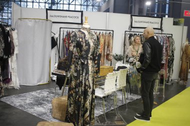 Coterie, New York, ABD 'deki Javits Center' da genç ve modern spor giyim markalarının en büyük toptan satış seçimi. 21 Şubat 2024