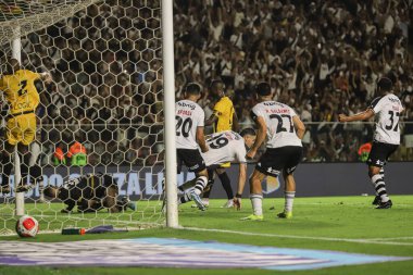 Cariacica (ES), 02 / 24 / 2024 - Vegetti, Vasco ile Carioca Futbol Şampiyonası 2024 'ün 10. Raundunda geçerli olan Volta Redonda arasında oynanan maçta Vasco adına gol attı.