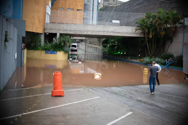 Barueri Brazil 2024 Entrance Arena Barueri Barueri Flooded Game Palmeiras — Stock Photo, Image