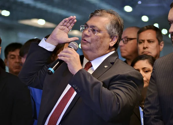 Rio Janeiro Brasil 2024 Flavio Dino Ministro Justiça Segurança Pública — Fotografia de Stock