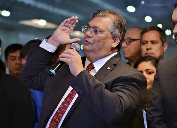 Rio Janeiro Brazil 2024 Flavio Dino Former Minister Justice Public — Stock Photo, Image