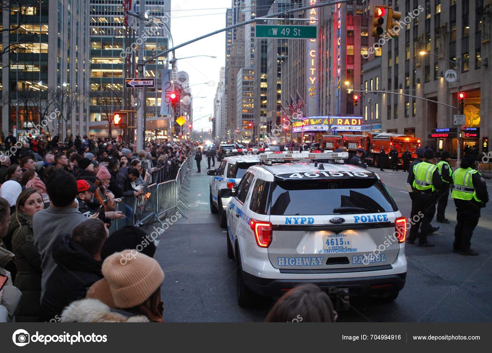 President Joe Biden's Visit New York February 2024 New York — Stock