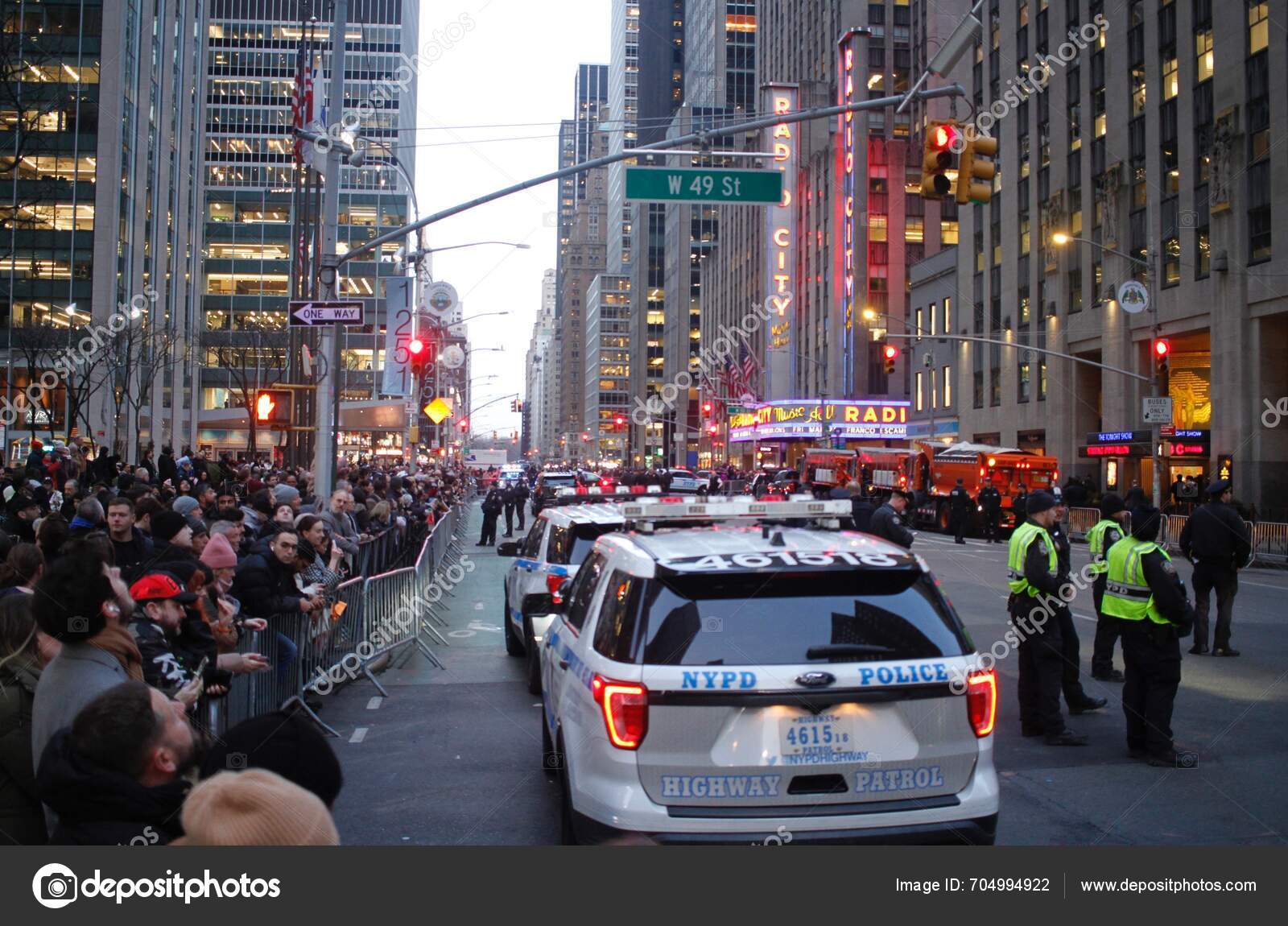 President Joe Biden's Visit New York February 2024 New York — Stock