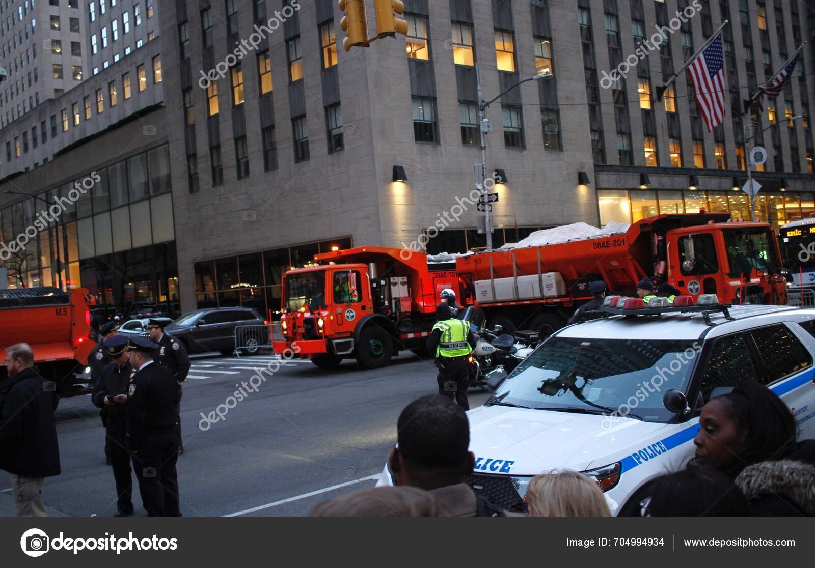 President Joe Biden's Visit New York February 2024 New York — Stock