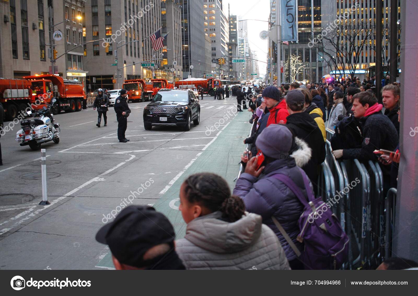 President Joe Biden's Visit New York February 2024 New York — Stock