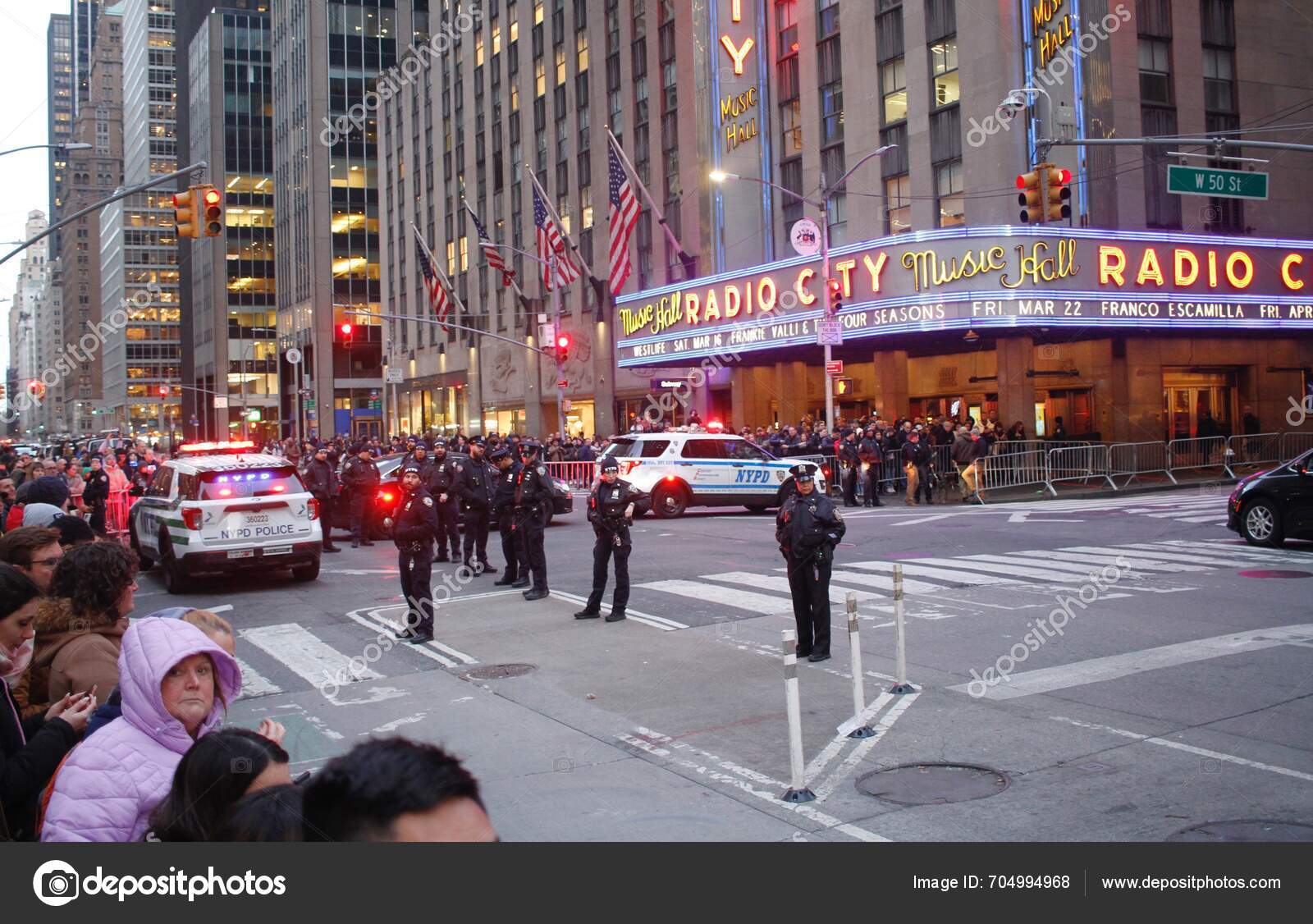 President Joe Biden's Visit New York February 2024 New York — Stock