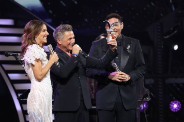 Vina del Mar 'ın yeni Uluslararası Müzik Festivali. 25 Şubat 2024, Vina del Mar, Şili. Alejandro Sanz, İspanyol sanatçı 19 Grammy ödülü ve 25 milyon albüm satışı bir sanatçı için etkileyici başarılardır. 