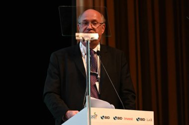 Sao Paulo (SP), 02 / 28 / 2024 - Uluslararası Kalkınma Bankası (IDB) Başkanı Ilan Goldfajn, Sao Paulo 'daki G20 bakanlar toplantısına paralel düzenlenen bir toplantıda açılış törenini gerçekleştirdi. 