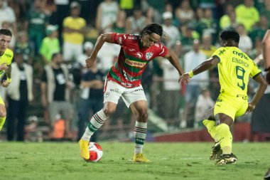 Sao Paulo (SP), Brezilya 02 / 28 / 2024 - PAULISTAO vs PORTUGUESA Caninde, Sao Paulo-SP, bu Çarşamba akşamı, 28 Şubat 2024. 