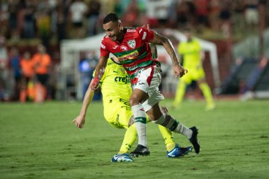 Sao Paulo (SP), Brezilya 02 / 28 / 2024 - PAULISTAO vs PORTUGUESA Caninde, Sao Paulo-SP, bu Çarşamba akşamı, 28 Şubat 2024. 