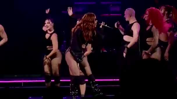 Anitta Vina Del Mar Uluslararası Şarkı Festivali Şubat 2024 Vina — Stok video